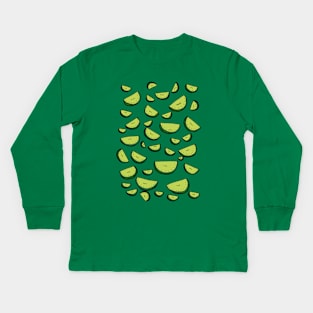 Limes: fresh and juicy Kids Long Sleeve T-Shirt